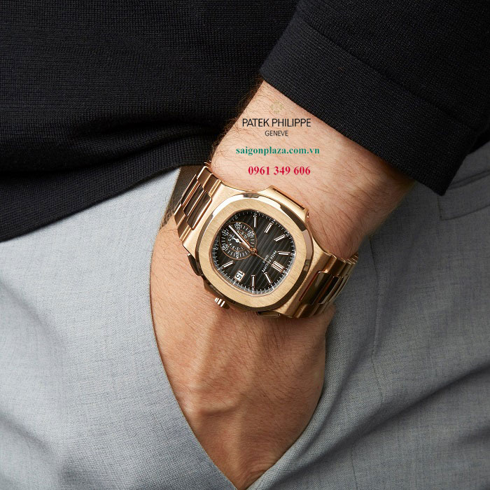 Patek Philippe Nautilus 5890/1R-001 đồng hồ nam vàng cao cấp