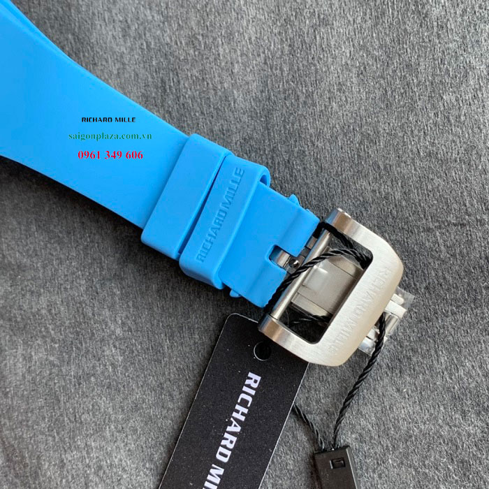 Đồng hồ Richard Mille RM053-02 Tourbillon dây cao su xanh lá