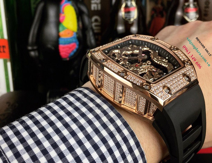 Đồng hồ RM tay to đồng hồ kích thước to Richard Mille RM057-01 Jackie Chan Dragon