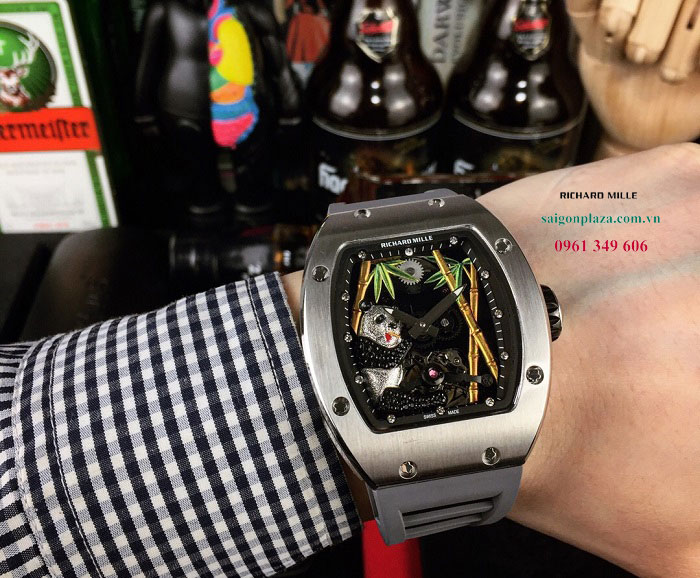 Shop đồng hồ nam cao cấp chính hãng Richard Mille RM 26-02 hình gấu trúc