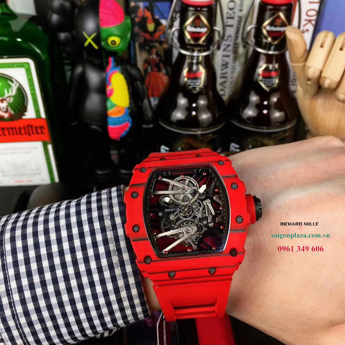 Đồng hồ RM chính hãng nam màu đỏ Richard Mille RM27-01 Rafael Nadal