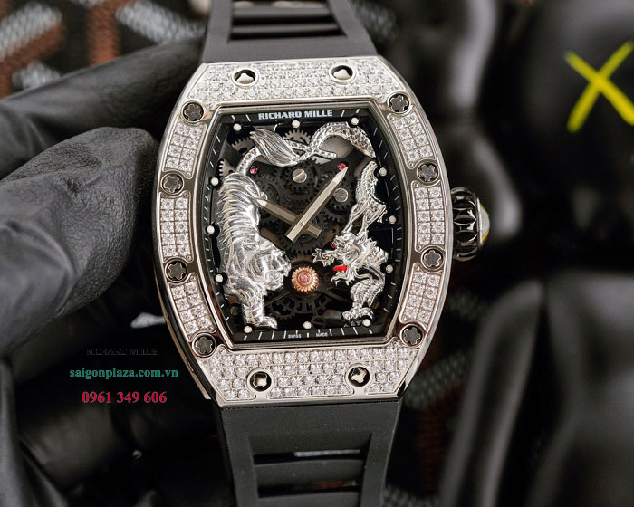 Richard Mille RM51-01 Đồng hồ Long Hổ tranh đấu Ngọa Hổ Tàng Long