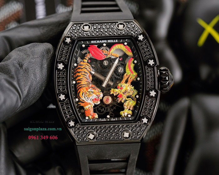 Đồng hồ rồng hổ tranh đấu Richard Mille RM51-01 Ngọa Hổ Tàng Long