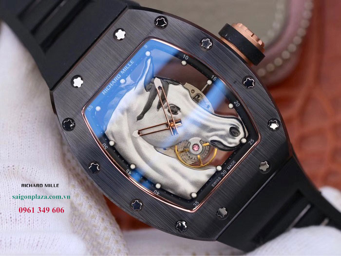 Cửa hàng tiệm shop đồng hồ nam uy tín tại Thành phố Long Khánh Richard Mille RM 52-02 Đầu Ngựa