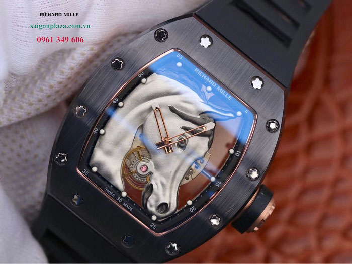 Cửa hàng tiệm shop đồng hồ nam uy tín tại Đồng Nai Richard Mille RM 52-02 Đầu Ngựa