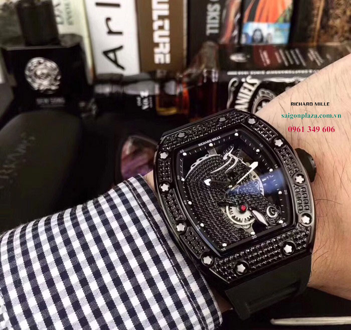Đồng hồ RM bạch mã đầu ngựa đen Richard Mille RM 52-02 chính hãng Hà Nội TPHCM Sài Gòn