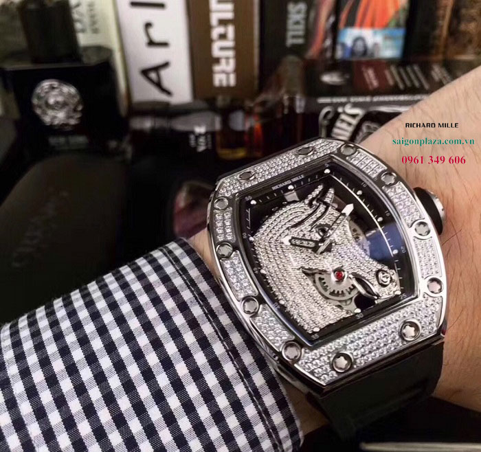 Đồng hồ Richard Mille RM kim cương tại Việt Nam Richard Mille RM 52-02 đầu ngựa