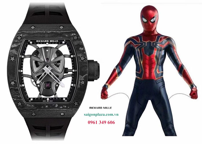 Đồng hồ được quảng cao trong bộ phim người nhện Richard Mille RM52-06 Tourbillon Mask