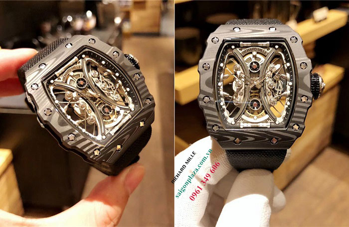 Đồng hồ hàng nhái chất lượng tốt nhất Richard Mille RM 53-01 dây vải dù