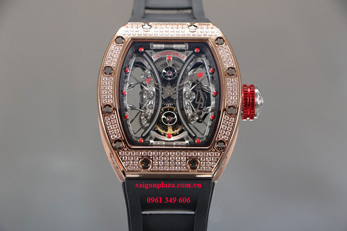 Đồng hồ RM cao cấp 1:1 Richard Mille RM53-01 Polo Tourbillon Diamonds