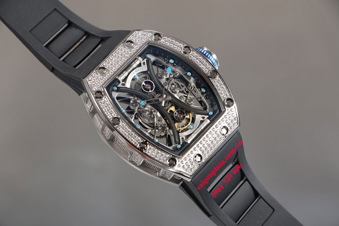 Đồng hồ chuẩn authentic xách tay Richard Mille RM53-01 Polo Tourbillon Diamonds