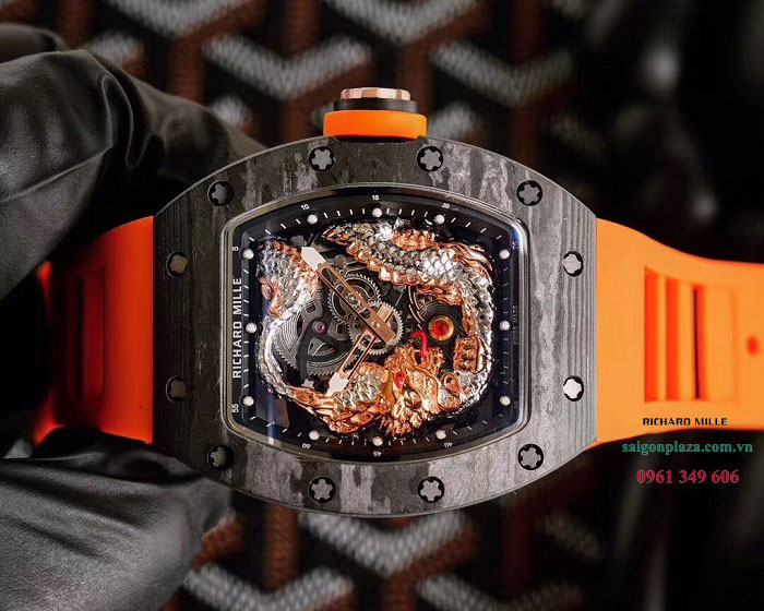 Đồng hồ hàng hiệu nam sài gòn tphcm Richard Mille RM 57-03 Tourbillon Sapphire Dragon