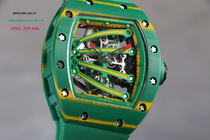 Richard Mille RM59-01 Đồng hồ RM Richard Mille dây màu xanh 