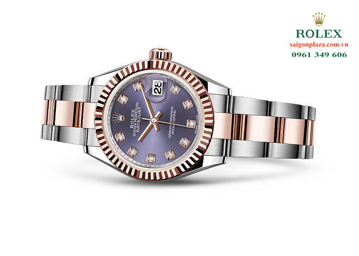 Đồng hồ nữ đẹp Rolex màu tím ở Tuyên Quang Rolex Datejust 279171-0016
