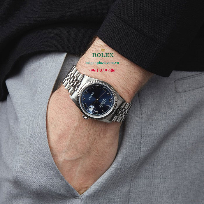Đồng hồ Rolex ôm cổ tay đồng hồ siêu cấp Rolex Datejust 116234 Roman Dial