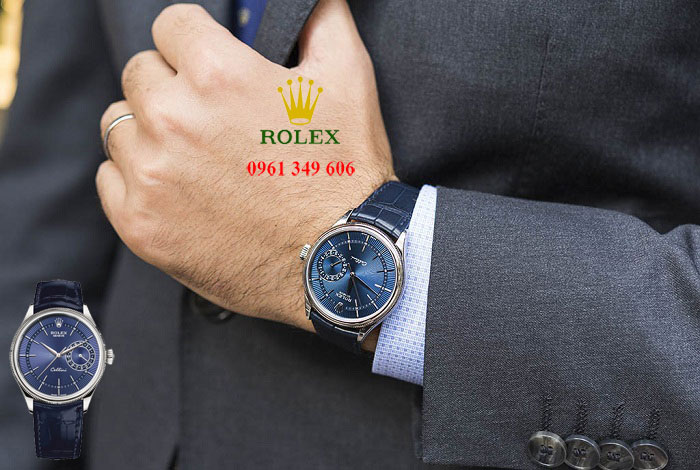 Đồng hồ Rolex Cellini Date 50519-0011 dây da nam chính hãng tại Hà Nội