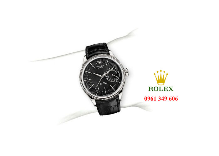 Đồng hồ Rolex dây da nam tại TPHCM Rolex Date 50519-0007
