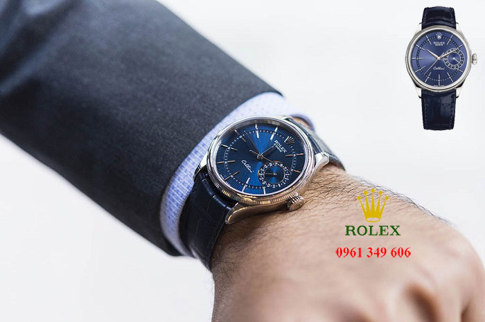 Đồng hồ Rolex dây da nam chính hãng tại TPHCM Cellini Date 50519-0011