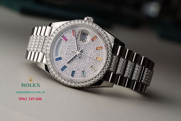 Đồng hồ rep auth 1:1 Rolex Oyster Perpetual Day-Date 128349RBR-0012