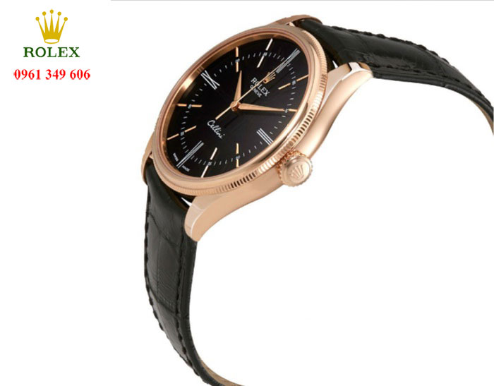 Đồng hồ Rolex nam dây da tại TPHCM Rolex 50505-0009 Cellini Time
