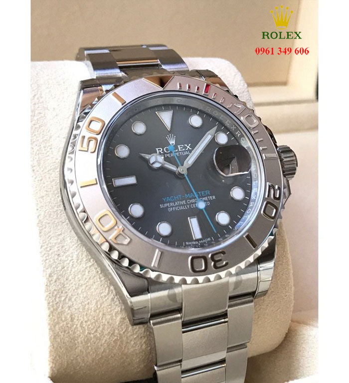 Đồng hồ Rolex nam tại Đà Nẵng Rolex 116622 Mặt Số Rhodium Tối