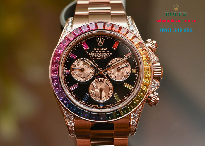 Đồng hồ nam Rolex Oyster Perpetual Cosmograph Daytona Rainbow 116595RBOW