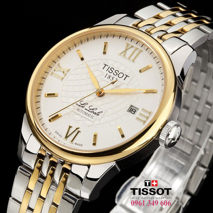 Đồng hồ số đeo tay Tissot nam 12BL0447271 White Gold