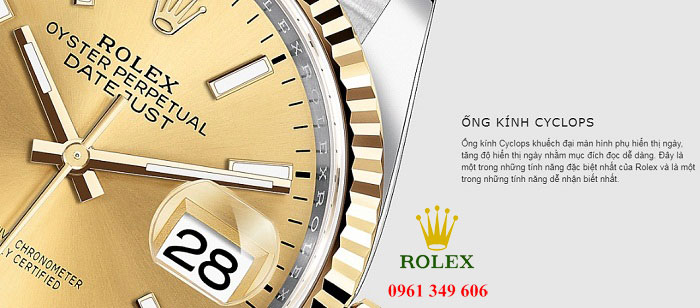 Đồng hồ vàng Champagne Rolex Oyster Perpetual Datejust 126233-0015 36mm