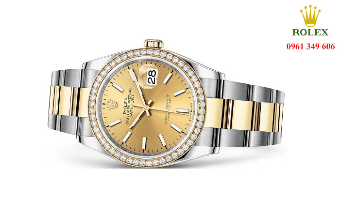 Đồng hồ vàng nam vàng 18k Rolex Datejust 126283RBR-0002
