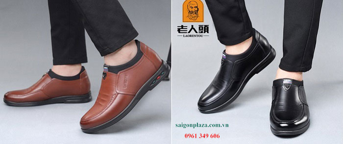 Giày nam tăng chiều cao 6 cm tại Đà Nẵng Cần Thơ Laorentou 150521