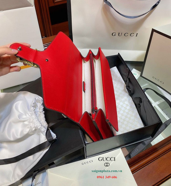 Túi nữ Gucci siêu cấp 1:1 Gucci Dionysus Small Shoulder Bag màu đỏ