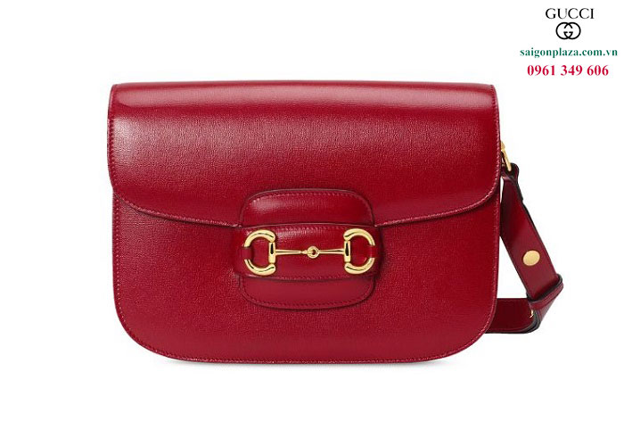 Túi xách Gucci màu đỏ tươi Gucci Horsebit 1955 602204/1DB0G-6638