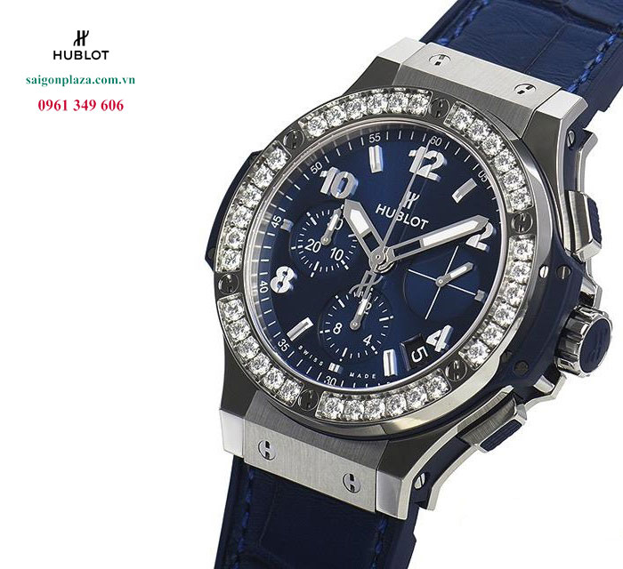 Đồng hồ Hublot Big Bang Steel Blue Diamonds 41mm 341.SX.7170.LR.1204