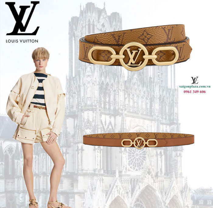 Mẫu Dây thắt lưng dây nịt nữ mới nhất năm nay LV Louis Vuitton Circle Prime M0547W