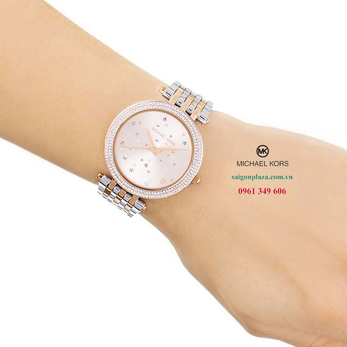 Đồng hồ MK nữ đẹp trăng sao Michael Kors Darci MK3726