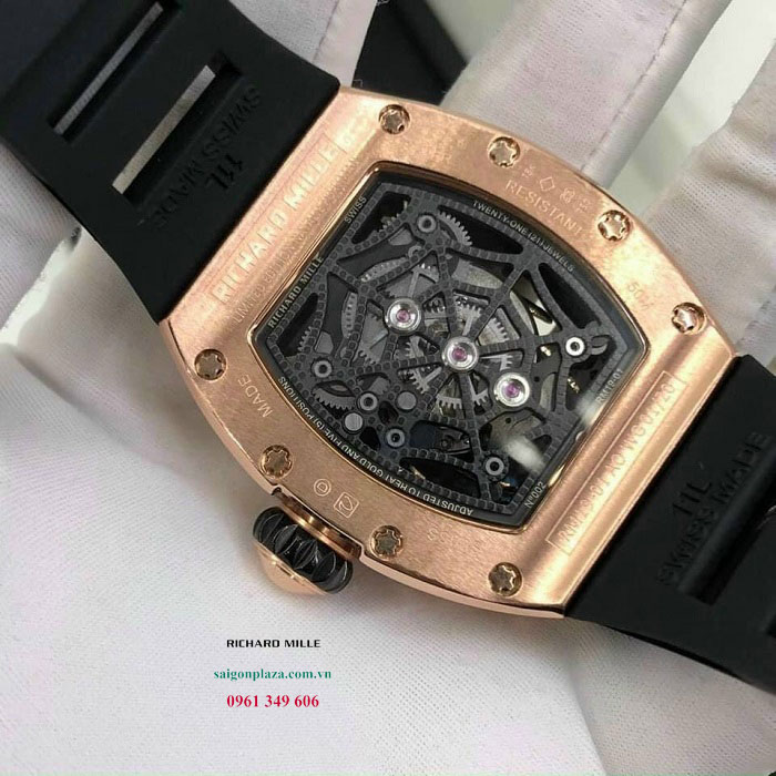 Đồng hồ máy tourbillon Richard Mille RM 19-01 Spider size 43 44