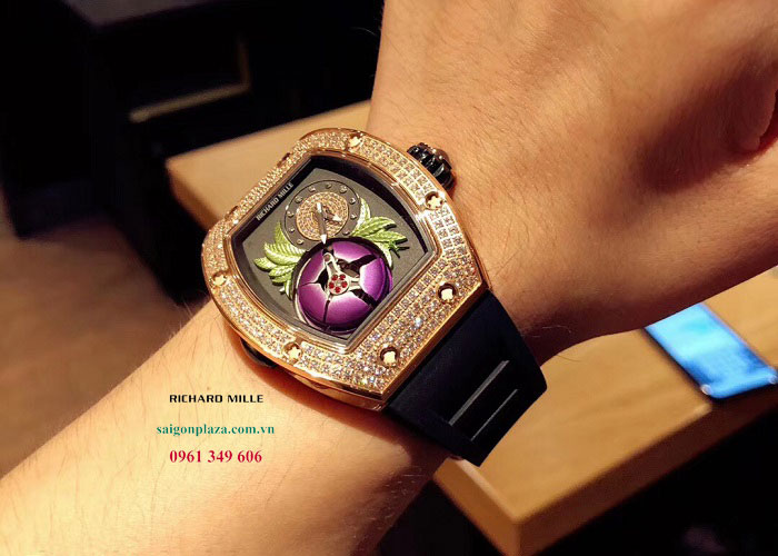 Đồng hồ replica siêu cấp rep 1 1 Richard Mille RM 19-02 Tourbillon Fleur