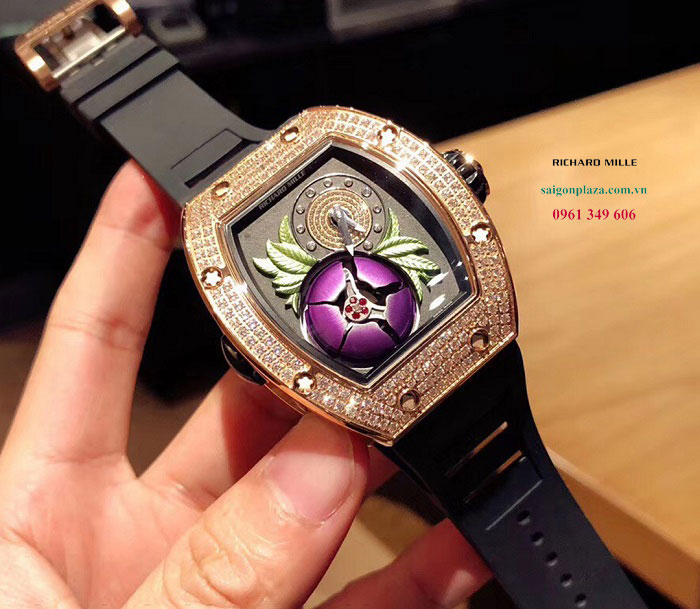 Đồng hồ vàng doanh nhân nam Richard Mille RM 19-02 Tourbillon Fleur