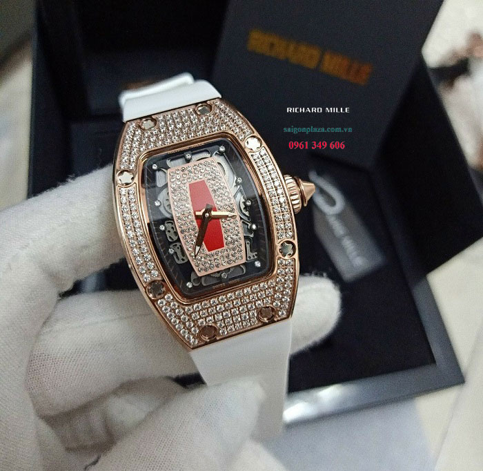 Đồng hồ nữ Richard Mille Full Diamond Replica 1:1 RM07-01 RG
