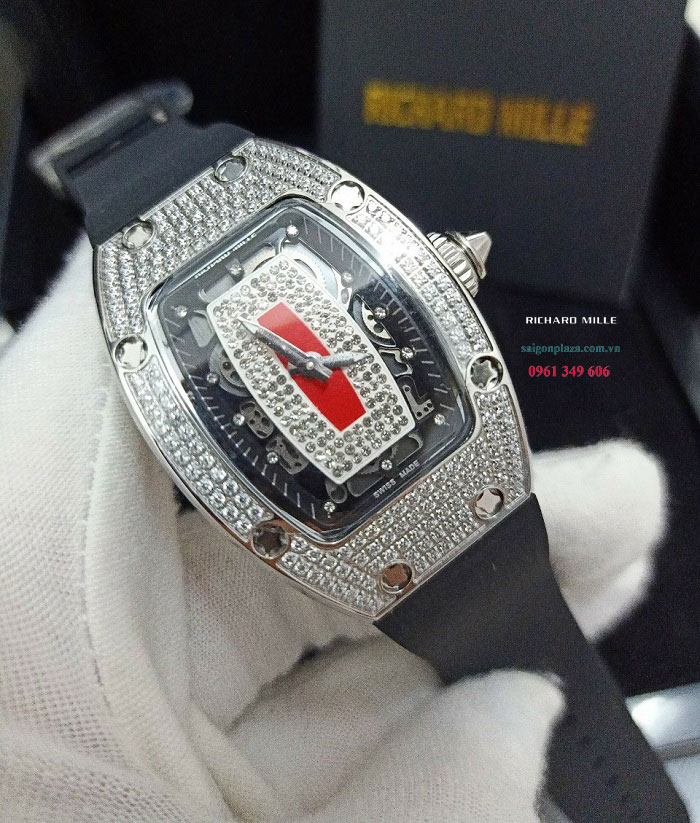 Đồng hồ nữ dây cao su Richard Mille RM007 chính hãng Việt Nam
