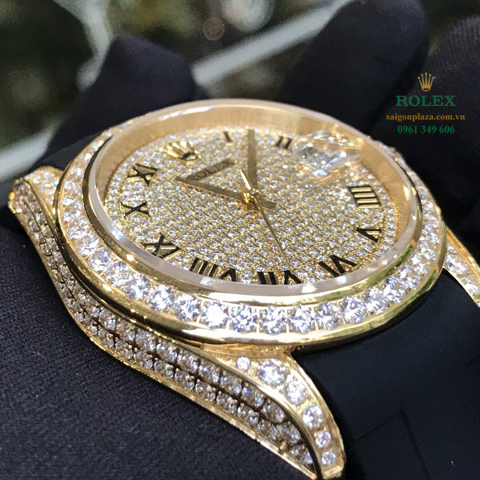 Đồng hồ doanh nhân nam Rolex Automatic Diamond 2409
