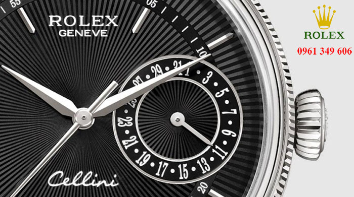Rolex Cellini Date 50519-0007 watch 39mm vàng trắng 18K
