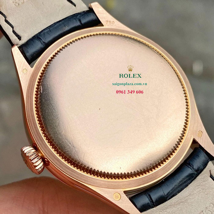 Đồng hồ vàng Rolex nam nắp kín chuẩn authentic Rolex Cellini Time 50505-0010