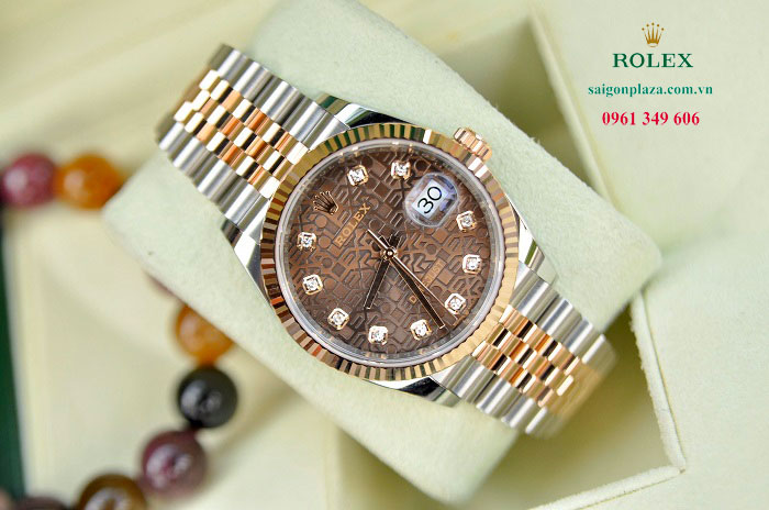 Đồng hồ Rolex họa tiết Jubilee Perpetual Datejust 126231-0025 36mm
