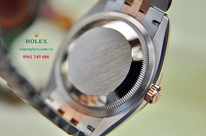 Đồng hồ cơ nam vàng hồng demi Rolex Datejust 126231-0025 36mm