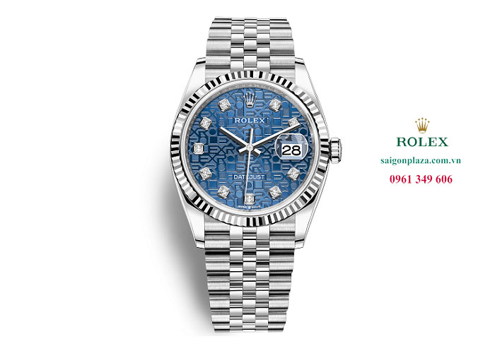 Đồng hồ Rolex Datejust 126234-0037 36mm Mặt vi tính xanh dương