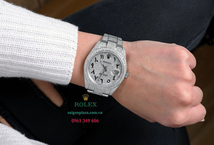 Đồng hồ Rolex Thụy Sỹ tại TP HCM Sài Gòn Đà Nẵng Rolex Datejust II 116300 Iced Out Diamond