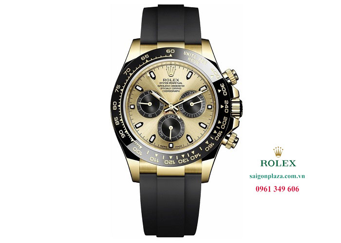 Đồng hồ Rolex Daytona Yellow Gold Oysterflex 40mm 116518LN chính hãng