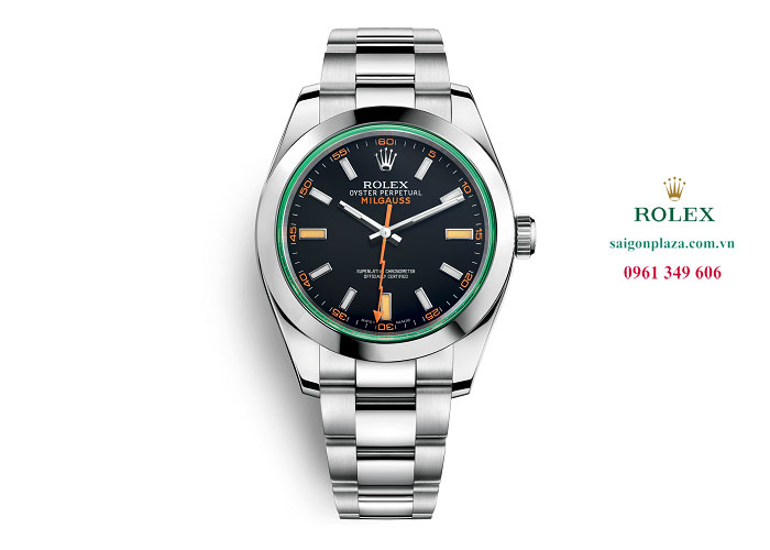 Đồng hồ Rolex Milgauss 116400GV-0001 Mặt Số Đen chính hãng