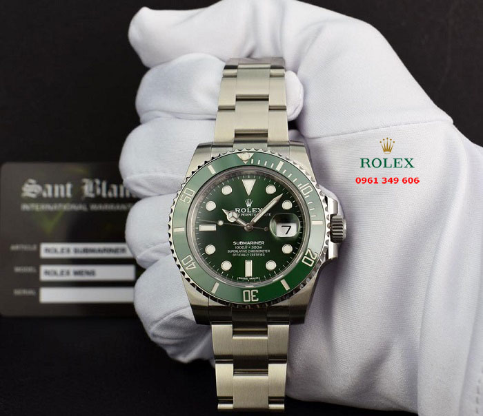 Rolex ở Hà Nội Rolex Submariner Green Date 116610LV